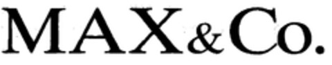 MAX&Co. Logo (EUIPO, 05/17/1999)