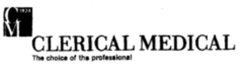 CM 1824 CLERICAL MEDICAL The choice of the professional Logo (EUIPO, 02/08/2001)