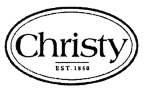 Christy EST. 1850 Logo (EUIPO, 19.07.2001)