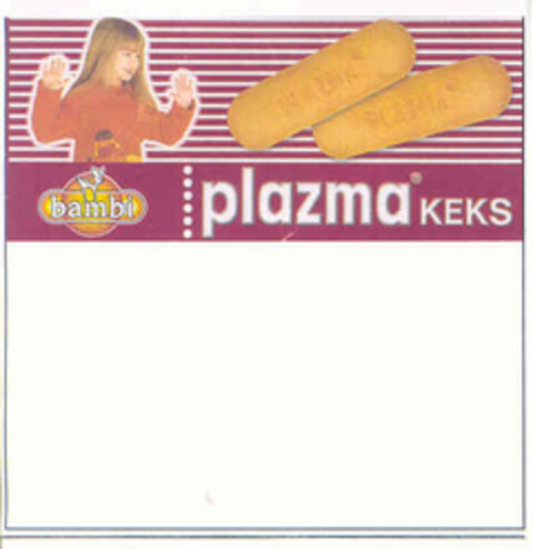 PLAZMA KEKS bambi Logo (EUIPO, 28.05.2003)