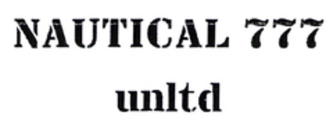 NAUTICAL 777 unltd Logo (EUIPO, 22.10.2004)