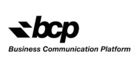 bcp Business Communication Platform Logo (EUIPO, 24.01.2005)