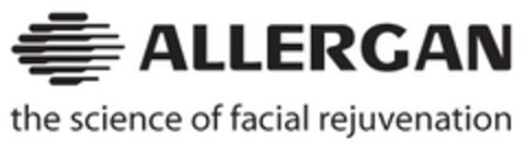 ALLERGAN the science of facial rejuvenation Logo (EUIPO, 05/23/2007)