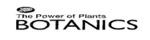 The Power of Plants BOTANICS Logo (EUIPO, 30.09.2009)