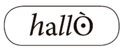 HALLÒ Logo (EUIPO, 07/30/2013)