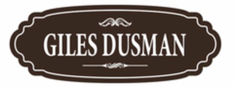 GILES DUSMAN Logo (EUIPO, 13.01.2014)