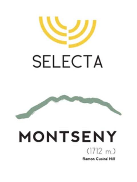 SELECTA MONTSENY (1712 M.) RAMON CUSINÉ HILL Logo (EUIPO, 17.03.2015)