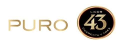 PURO LICOR 43 CUARENTA Y TRES Logo (EUIPO, 16.11.2015)