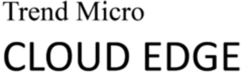 Trend Micro CLOUD EDGE Logo (EUIPO, 04.04.2016)