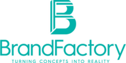 B BRANDFACTORY TURNING CONCEPTS INTO REALITY Logo (EUIPO, 11.12.2017)