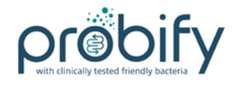 PROBIFY WITH CLINICALLY TESTED FRIENDLY BACTERIA Logo (EUIPO, 27.04.2020)