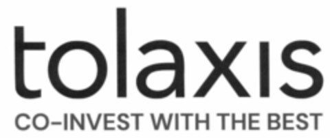 tolaxis CO-INVEST WITH THE BEST Logo (EUIPO, 05/24/2022)