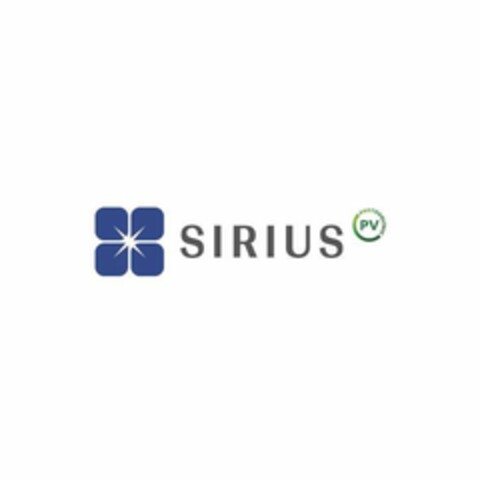 SIRIUS PV PHOTOVOLTAIC Logo (EUIPO, 01/05/2021)