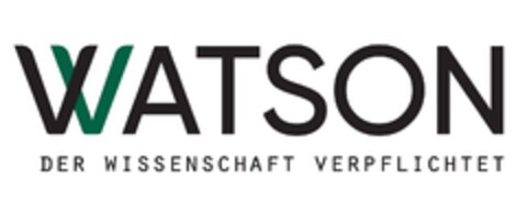 WATSON DER WISSENSCHAFT VERPFLICHTET Logo (EUIPO, 11.08.2022)