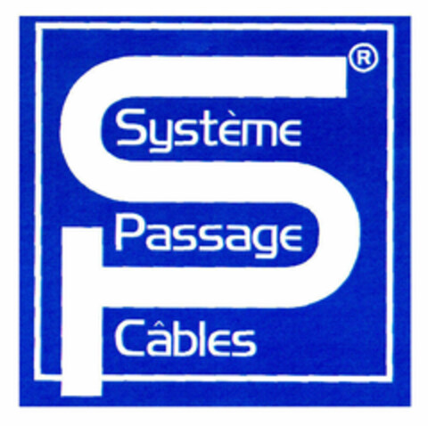 Système Passage Câbles Logo (EUIPO, 15.06.1999)