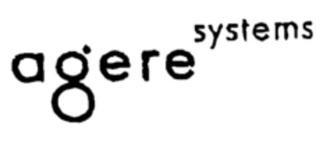 agere systems Logo (EUIPO, 12/06/2000)