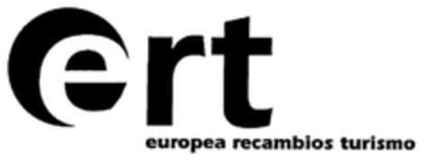 ert europea recambios turismo Logo (EUIPO, 06/15/2001)