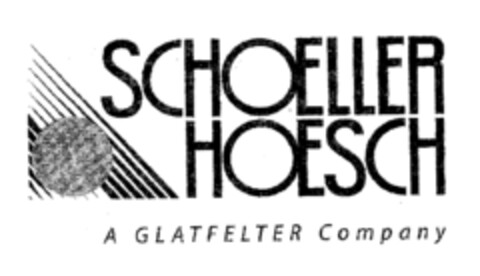 SCHOELLER HOESCH A GLATFELTER Company Logo (EUIPO, 08.04.2002)