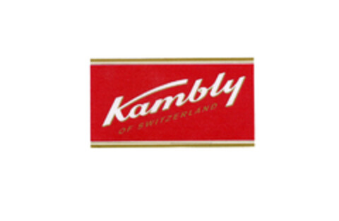 Kambly OF SWITZERLAND Logo (EUIPO, 24.09.2004)