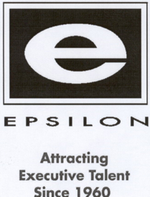 e EPSILON Attracting Executive Talent Since 1960 Logo (EUIPO, 12.05.2006)