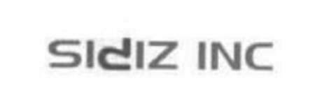 SIDIZ INC Logo (EUIPO, 17.11.2011)