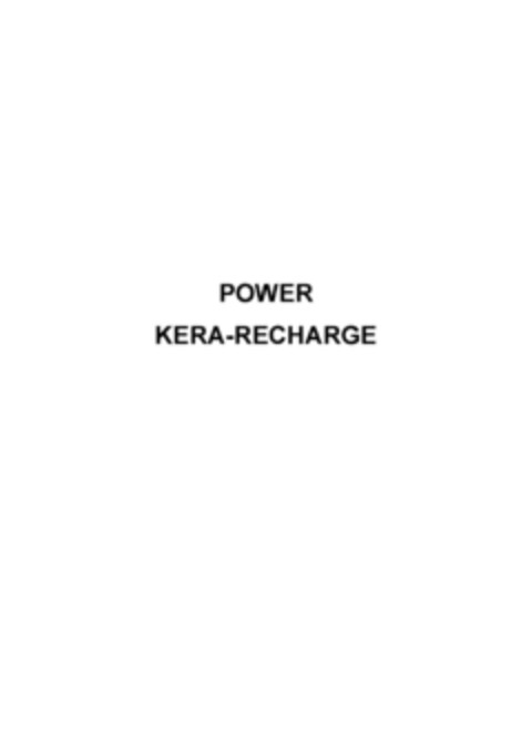 POWER KERA RECHARGE Logo (EUIPO, 05/25/2012)