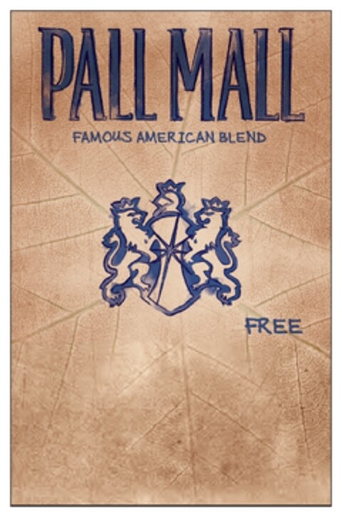 PALL MALL FAMOUS AMERICAN BLEND FREE Logo (EUIPO, 07/27/2012)