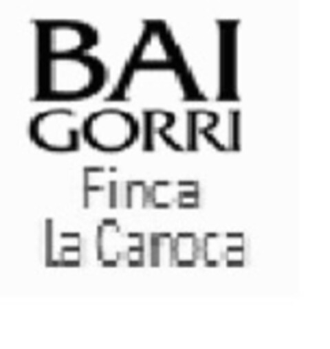 BAI GORRI Finca La Canoca Logo (EUIPO, 18.09.2014)