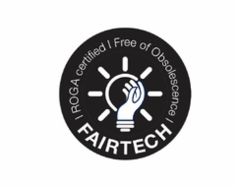 FAIRTECH ROGA certified Free of Obsolescence Logo (EUIPO, 16.09.2015)