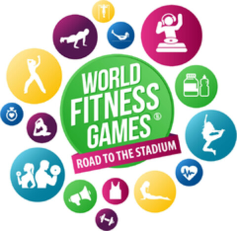 WORLD FITNESS GAMES ROAD TO THE STADIUM Logo (EUIPO, 20.05.2016)