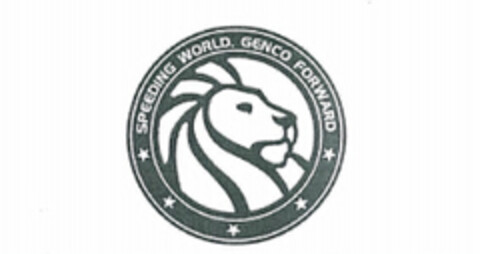 SPEEDING WORLD, GENCO FORWARD Logo (EUIPO, 06/14/2016)