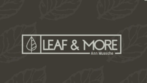 Leaf & More Ann Mussche Logo (EUIPO, 28.09.2017)