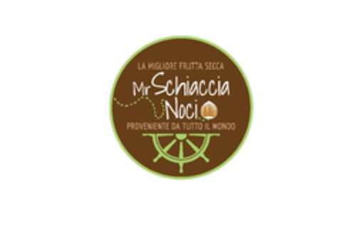 Mr. Schiaccia Noci - La migliore frutta secca proveniente da tutto il mondo Logo (EUIPO, 08.01.2019)