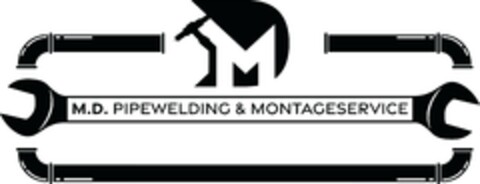 M.D. PIPEWELDING & MONTAGESERVICE Logo (EUIPO, 20.06.2024)