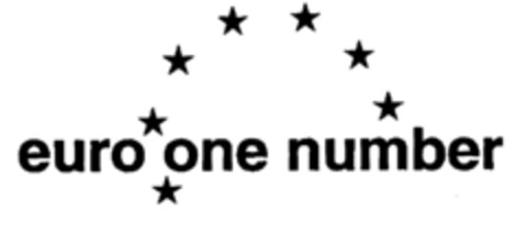 euro one number Logo (EUIPO, 01.04.1996)