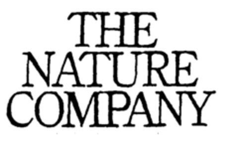 THE NATURE COMPANY Logo (EUIPO, 01.04.1996)