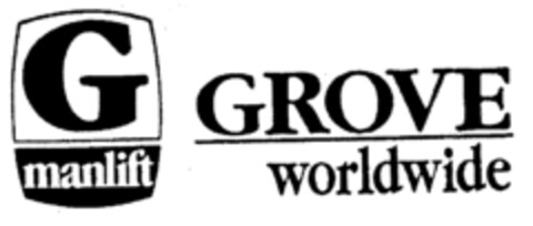 G MANLIFT GROVE worldwide Logo (EUIPO, 01.04.1996)