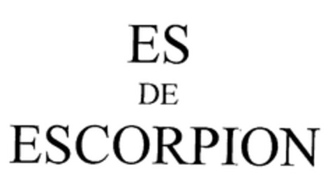 ES DE ESCORPION Logo (EUIPO, 16.03.1998)