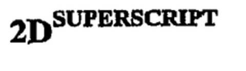 2DSUPERSCRIPT Logo (EUIPO, 24.05.1999)