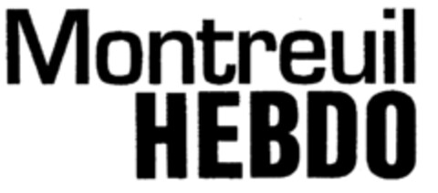Montreuil HEBDO Logo (EUIPO, 23.08.1999)