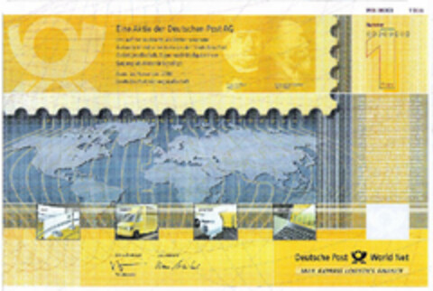 Deutsche Post World Net MAIL EXPRESS LOGISTICS FINANCE Logo (EUIPO, 11/10/2000)