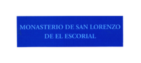 MONASTERIO DE SAN LORENZO DE EL ESCORIAL Logo (EUIPO, 22.02.2006)