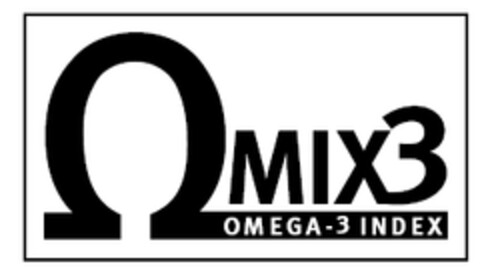 ΩMIX3 OMEGA-3 INDEX Logo (EUIPO, 13.10.2006)