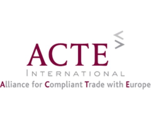 ACTE INTERNATIONAL Alliance for Compliant Trade with Europe Logo (EUIPO, 02/04/2010)