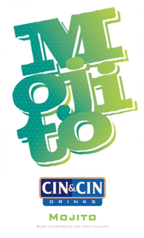 Mojito CIN&CIN DRINKS MOJITO BUON DIVERTIMENTO CON STILO ITALIANO Logo (EUIPO, 22.09.2012)