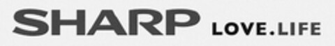 SHARP LOVE.LIFE Logo (EUIPO, 27.03.2013)