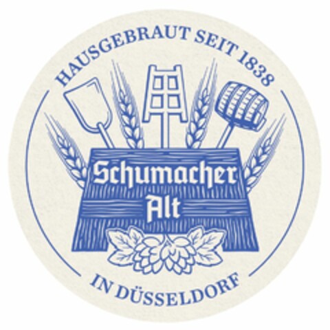 Hausgebraut seit 1838 in Düsseldorf Schumacher Alt Logo (EUIPO, 09/26/2013)