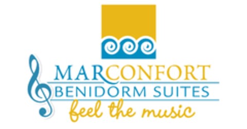 MARCONFORT BENIDORM SUITES feel the music Logo (EUIPO, 07.05.2014)