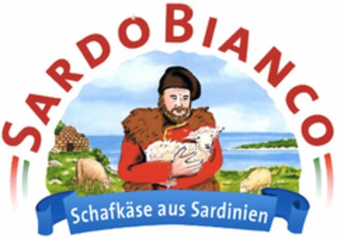 SARDO BIANCO Schafkäse aus Sardinien Logo (EUIPO, 09/30/2016)