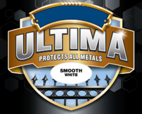 ULTIMA PROTECTS ALL METALS SMOOTH WHITE Logo (EUIPO, 11/17/2017)